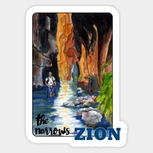 The Narrows, Zion Sticker